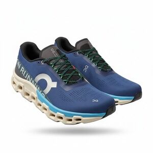 On Cloudmonster 2 Mens Running Shoes Tempest Horizon Blue 3ME10122903 Size 12